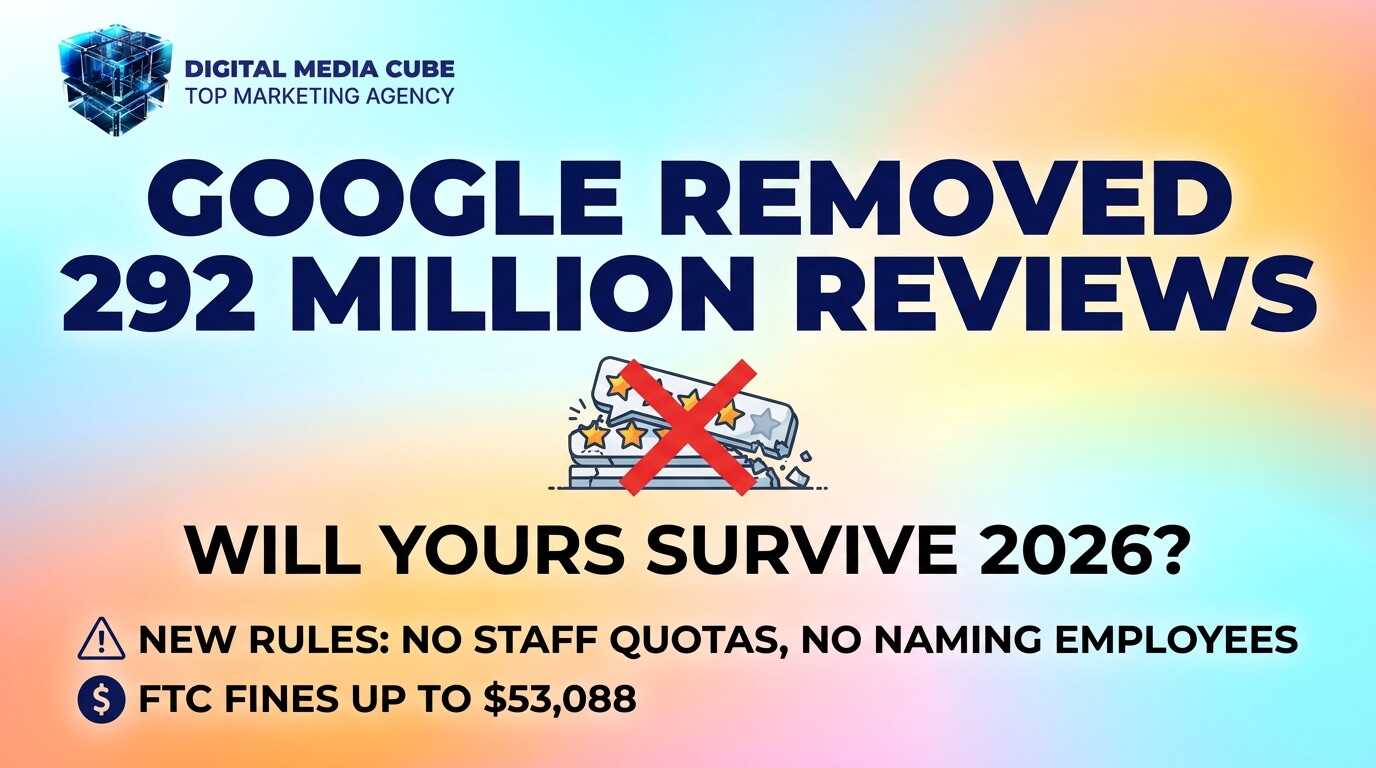 google removed 292 million reviews will your practice reviews survive 2026 new rules and ftc fines