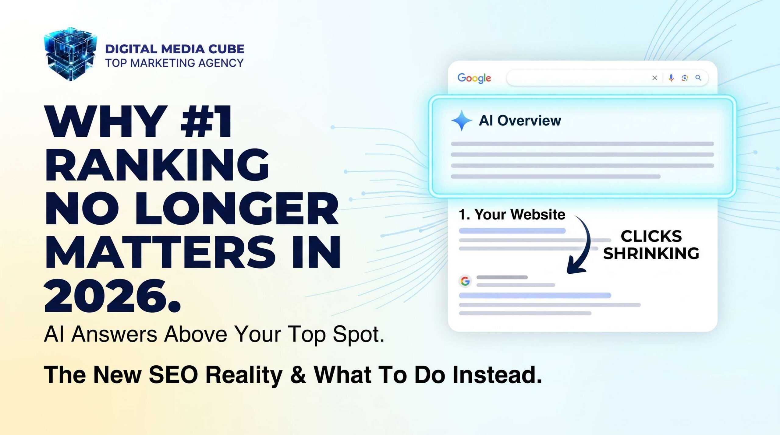 why number one google ranking no longer matters in 2026 and what to do instead